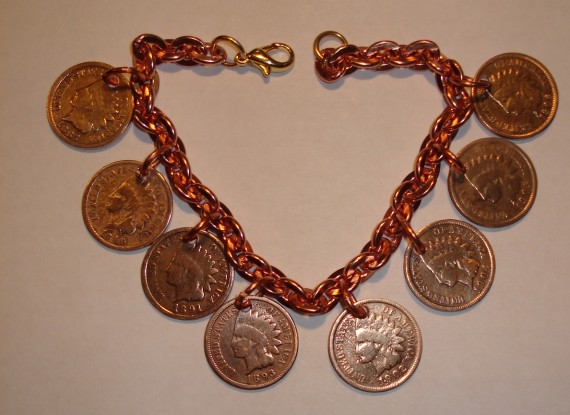 FIVE Indian Head Cents